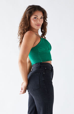 Smocked Bodice Cami Top Smocked Bodice Cami Top image number null