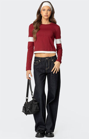 Paula Layered Long Sleeve T-Shirt image number 2