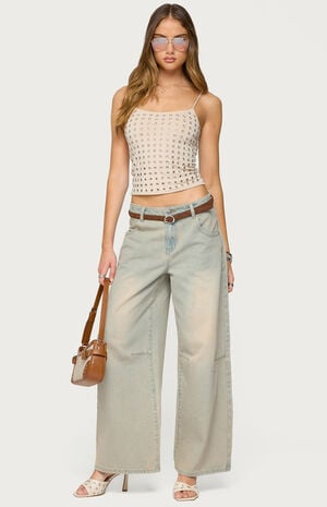 Vallie Grommet Tank Top image number 5