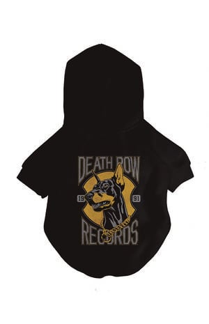 x Death Row Golden Doberman Dog Hoodie