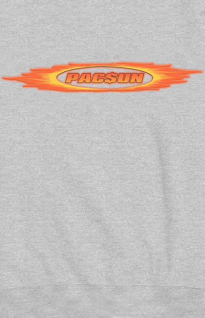 Gray Flames Logo Sweatshirt