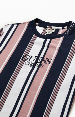 mens striped guess shirt