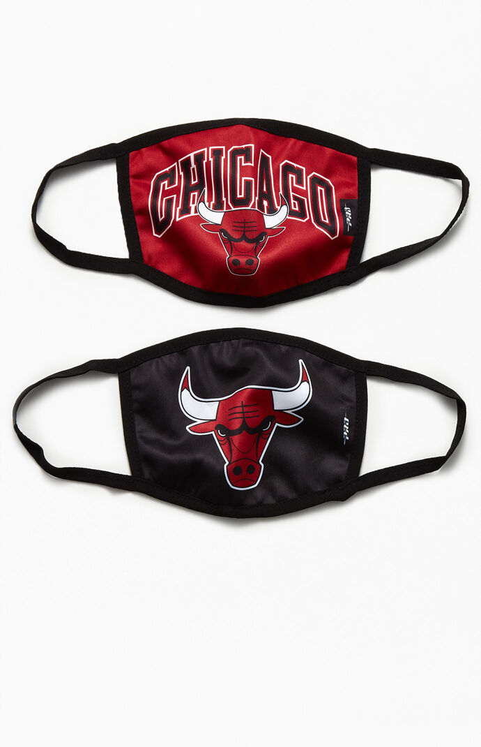Two Pack Chicago Bulls Face Masks