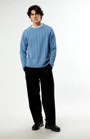 Doheny Pointelle Crew Neck Sweater image number 4