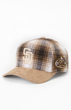 MLB Plaid San Diego Padres Pro Snapback Hat image number 4