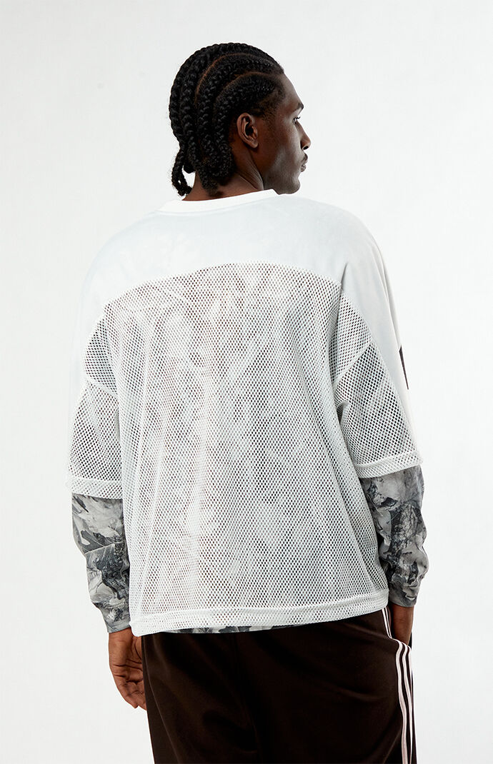Pacsun Golden State Mesh Jersey 2fer Long Sleeve T-Shirt | Pacsun