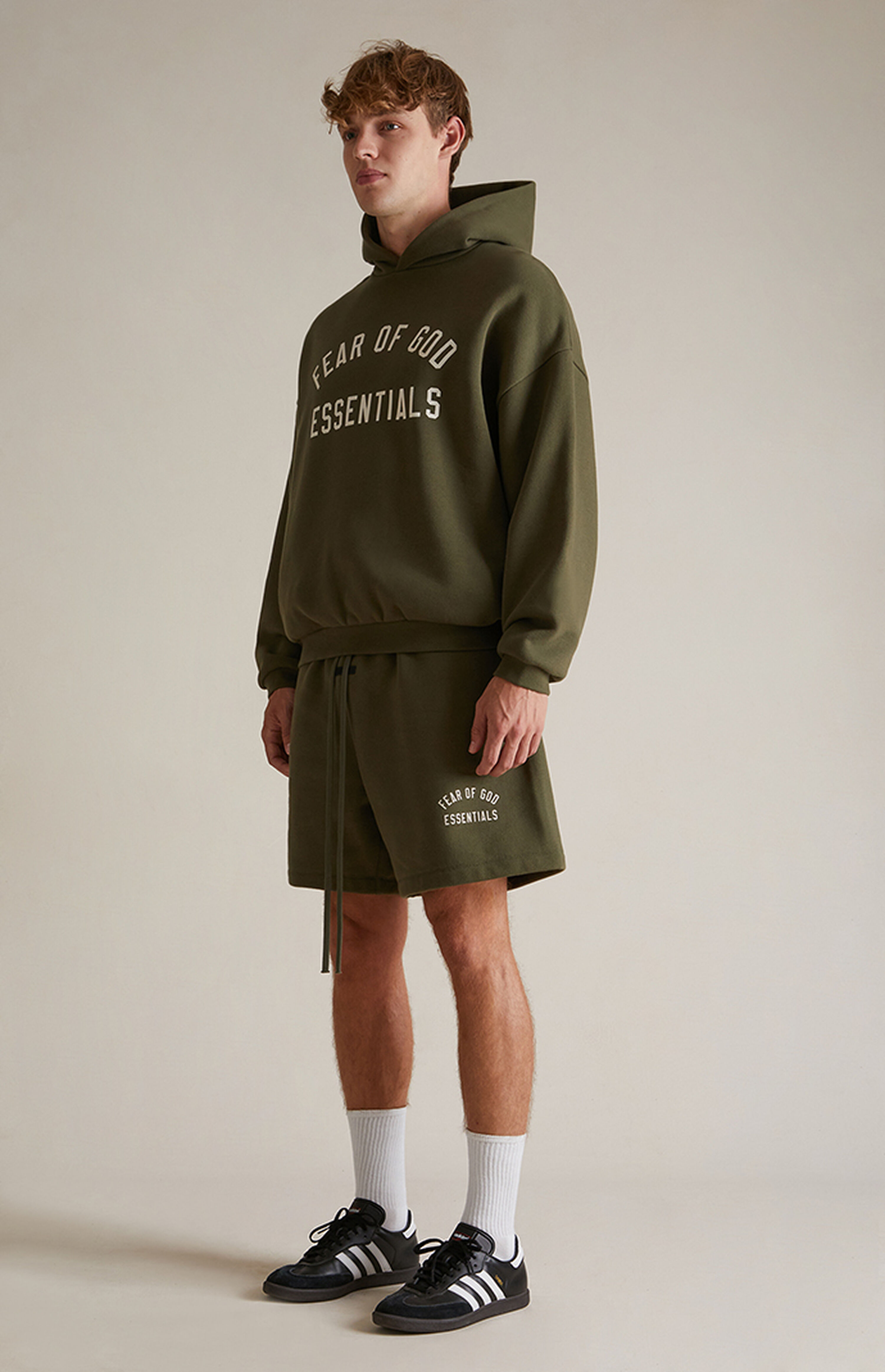 Pacsun Essentials Fear of God ESSENTIALS Military Fleece Hoodie | Pacsun