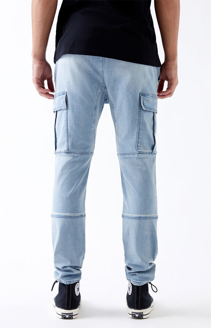 black slim fit cargo pants