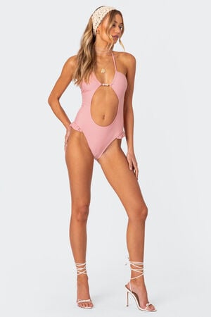 Nea Cut Out One Piece Swimsuit image number 4