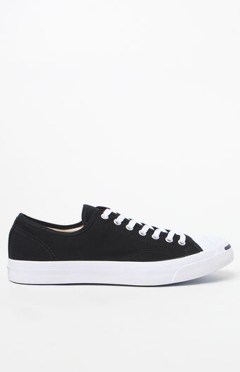 Converse Jack Purcell Canvas Black and White Shoes at PacSun.com