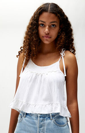Maisie Shirred Top Maisie Shirred Top image number null