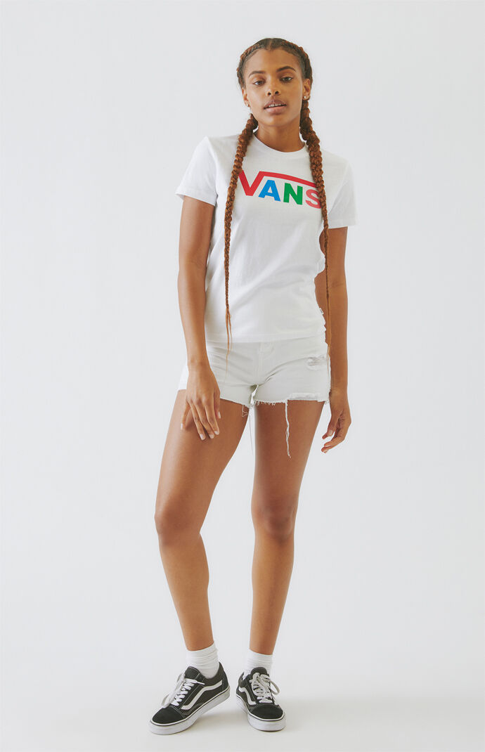 Rainbow Flying V Crew T-Shirt