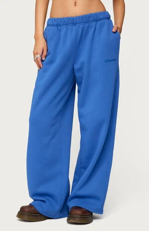 Basic Girl Wide Leg Edikted Sweatpants image number 1