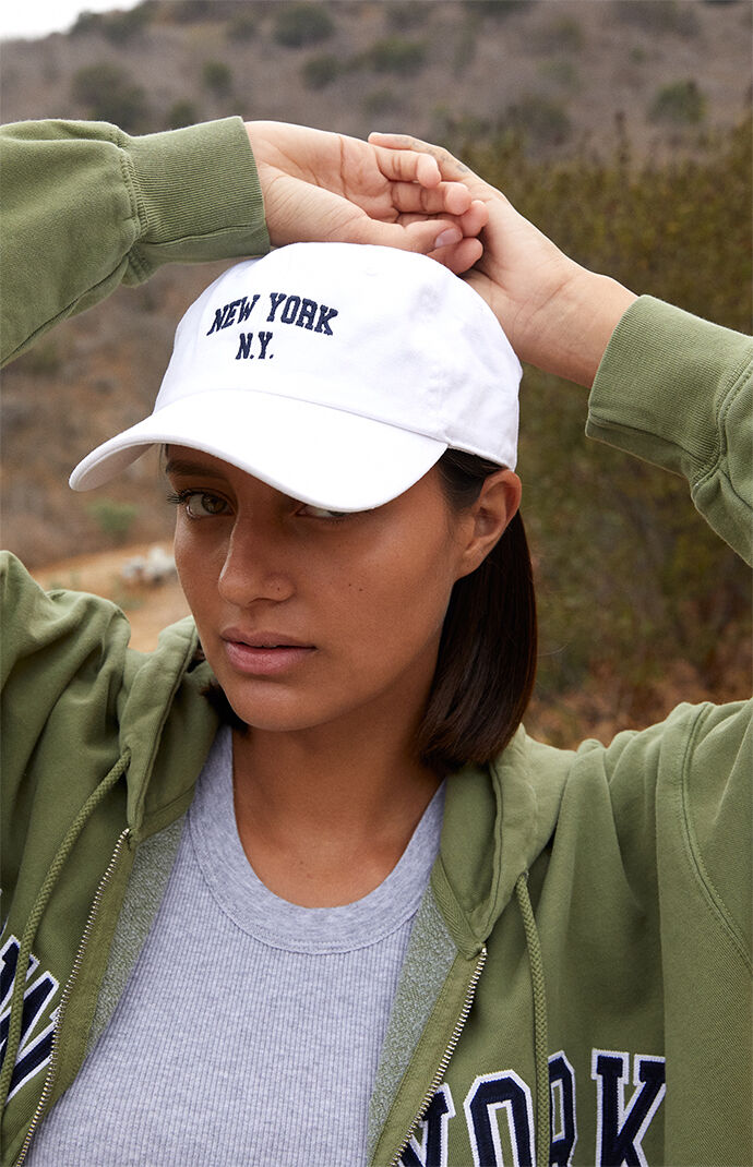 John Galt White New York City Dad Hat