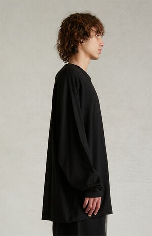 Black Long Sleeve T-Shirt image number 3