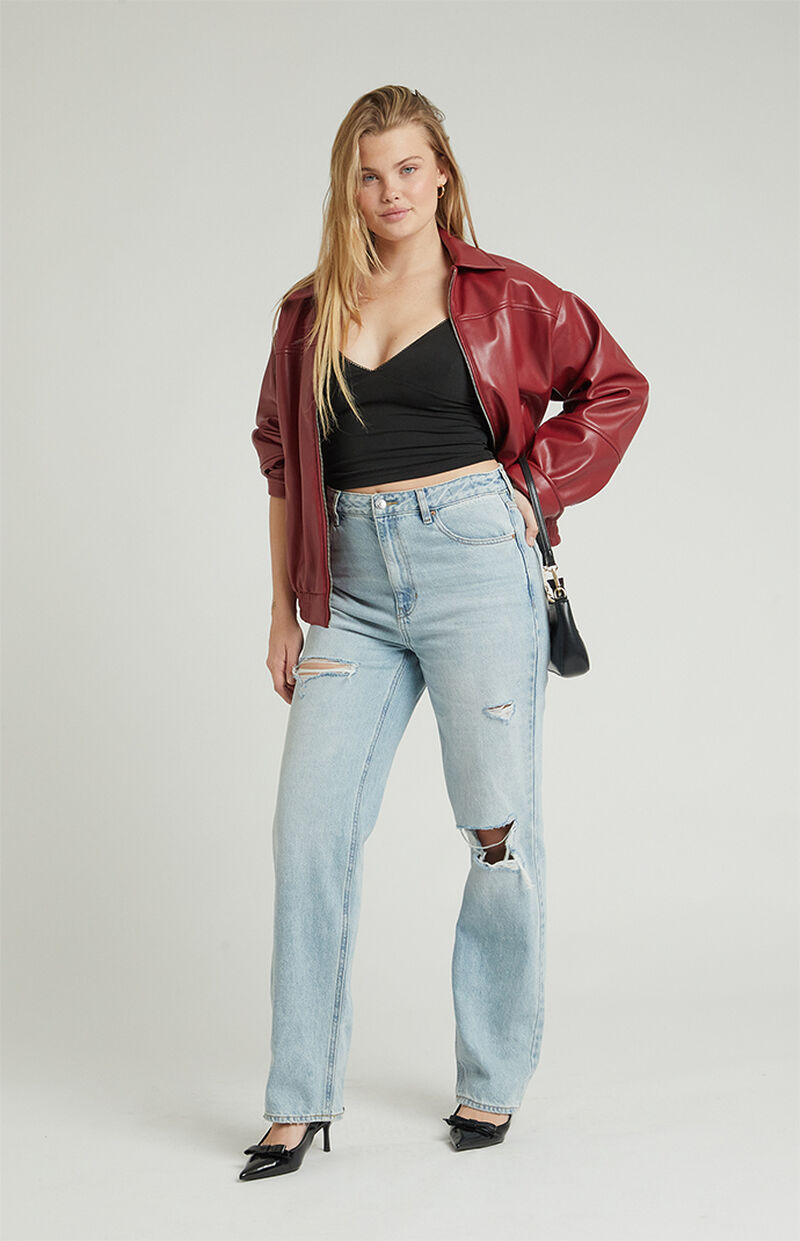 PacSun Eco Light Blue Ripped '90s Boyfriend Jeans | PacSun