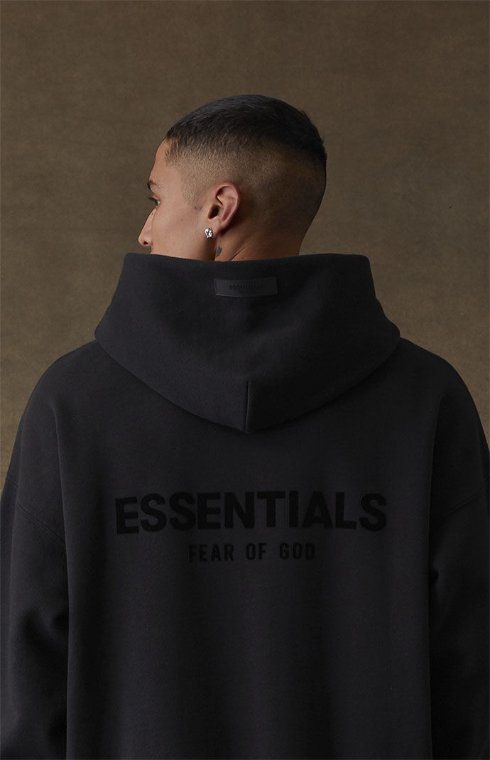 FEAR OF GOD ESSENTIALS ブラック Buy Fear of God Essentials Kids Hoodie 'Jet Black