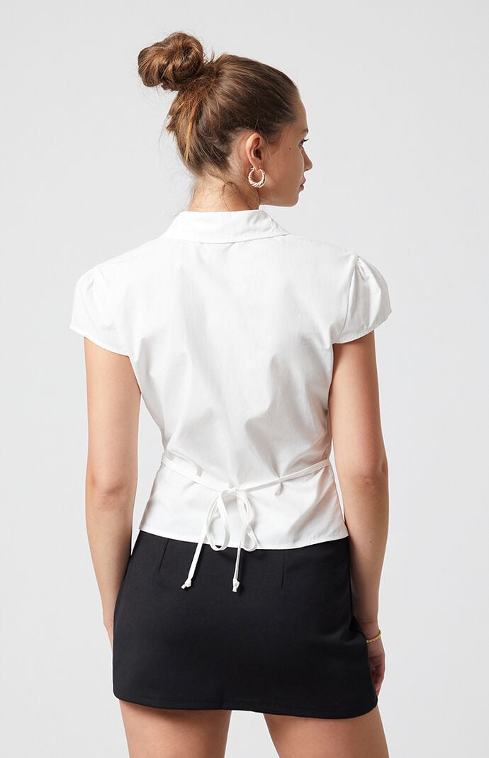 Beverly and Beck Audrey Button Up Collar Top | Pacsun