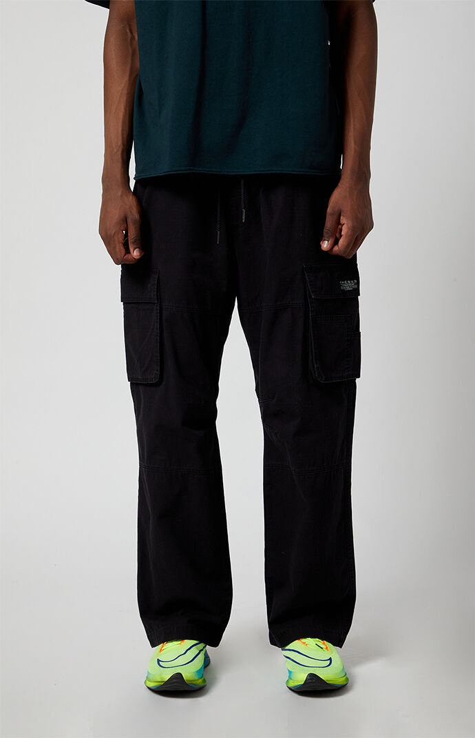 パンツ Galliano G zip black cargo pants Galliano G zip black cargo pants