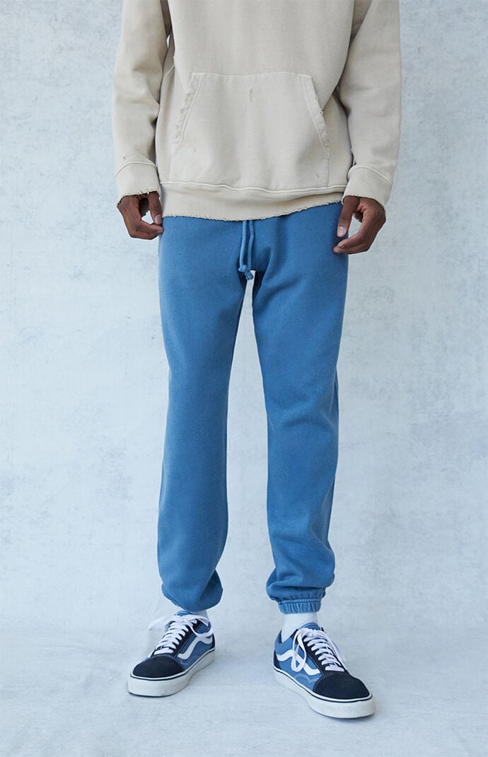 Blue Fleece Sweatpants