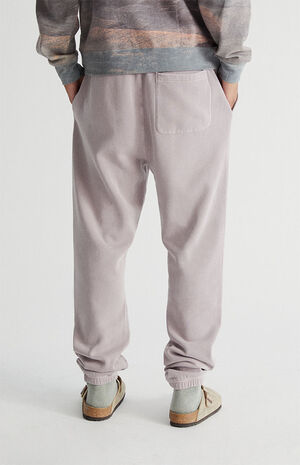 Mauve Wash Relaxed Sweatpants image number 4