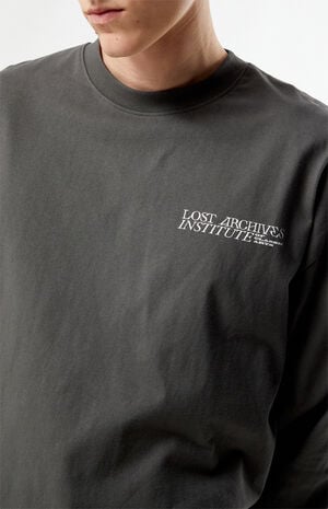 Lost Archives Cropped Long Sleeve T-Shirt image number 3