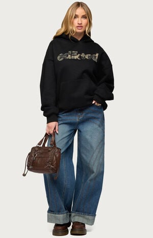 Camo Cutie Oversized Hoodie image number 5