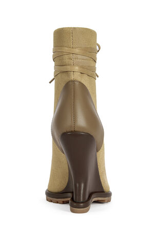 Women's Pingree Brown Wedge Booties image number 3