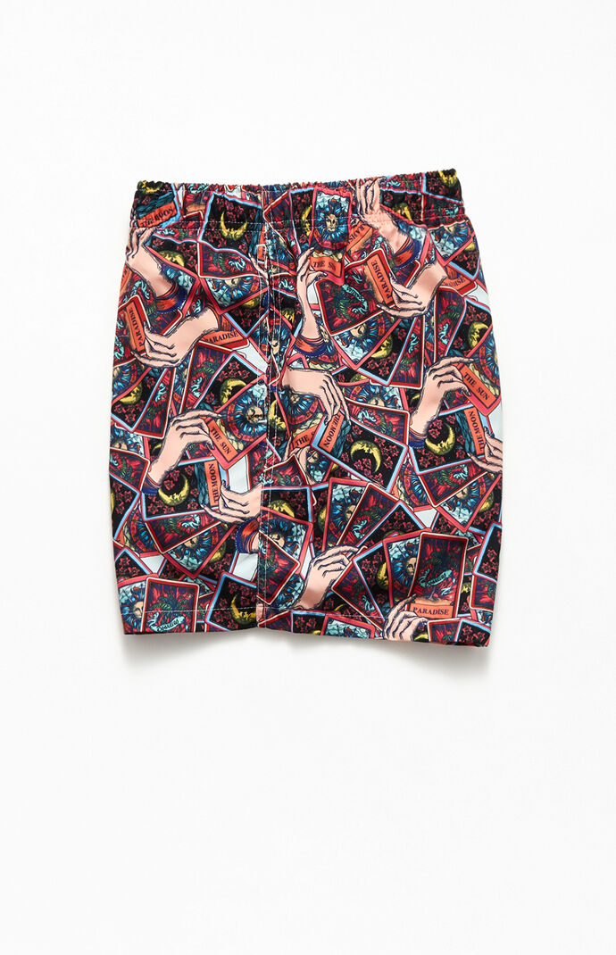 Tarot Cards 15" Swim Trunks