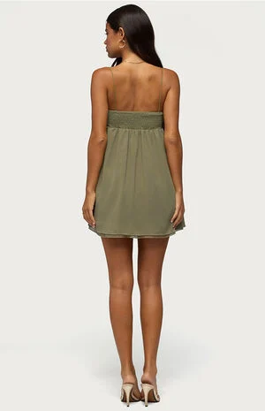Ariellah Chiffon Babydoll Mini Dress image number 3