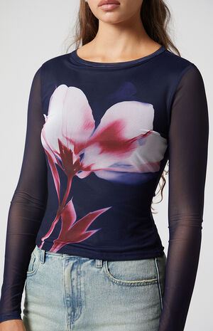 Gemma Mesh Long Sleeve Top image number 3