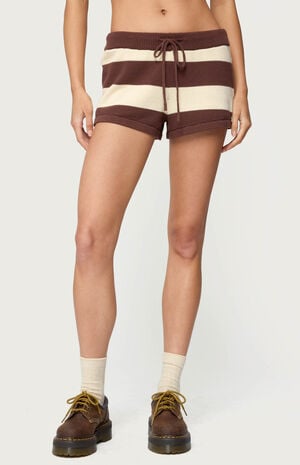 Riley Striped Knit Shorts image number 1