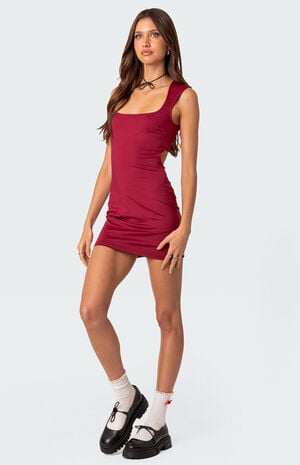 It Girl Back Cut Out Mini Dress image number 3