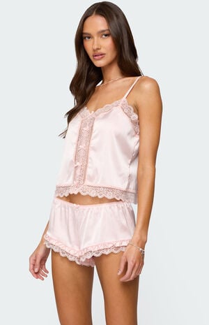 Clair Lacey Satin Effect Tank Top image number 3