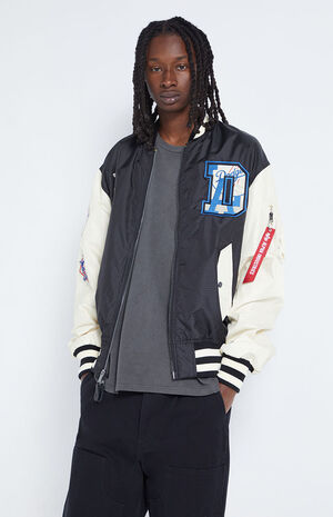 LA Dodgers World Series Reversible Bomber Jacket image number 2