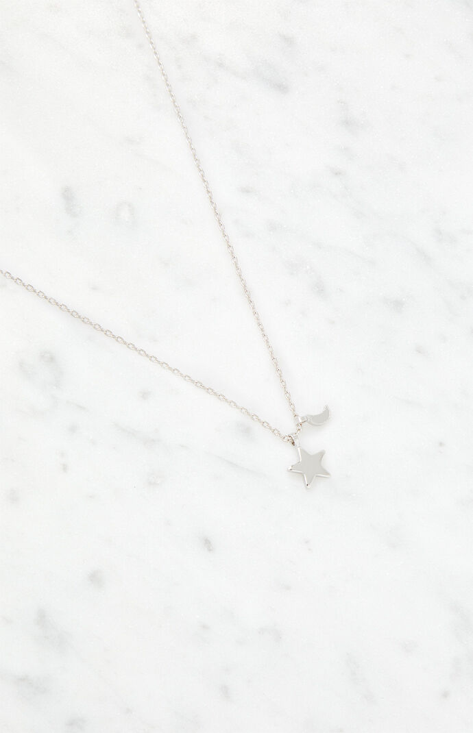 Simple Star & Moon Necklace