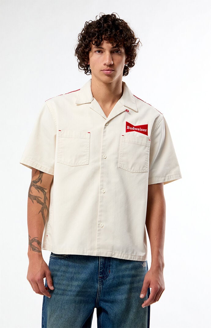 Budweiser by Pacsun Bandana Camp Shirt