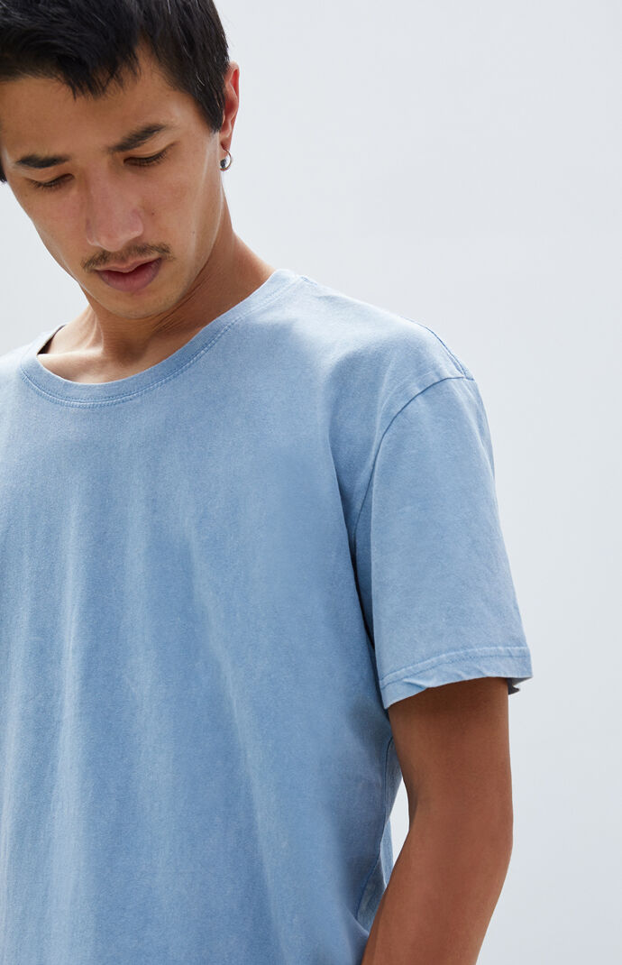 Light Blue Acid Wash T-Shirt