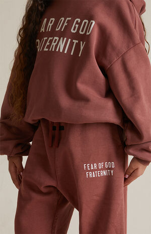 Kids Crimson Heavy Fleece Sweatpants image number 5