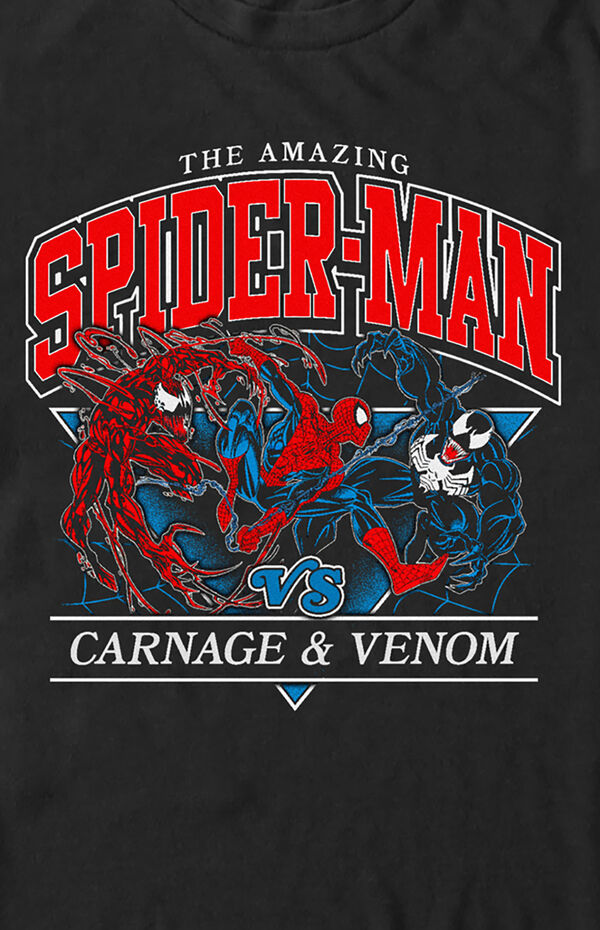 Marvel Maglietta Uomo Spider-Man Venom Reflections - 100% Cotone, Taglie S-XXXL - 2