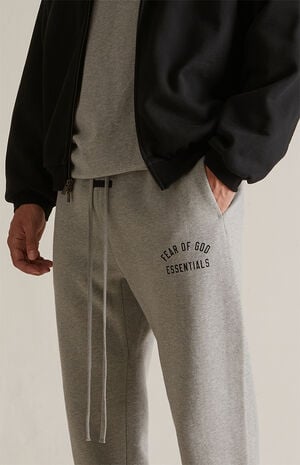 Dark Heather Oatmeal Classic Sweatpants image number 5