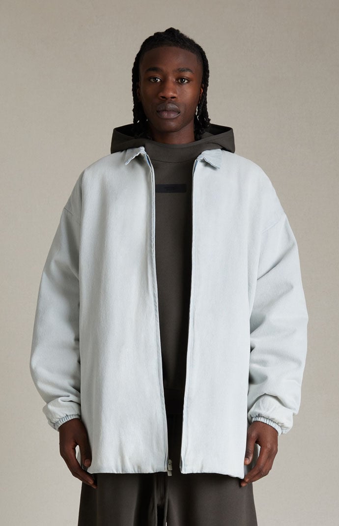Fear of god on sale essentials hooded zip shacket
