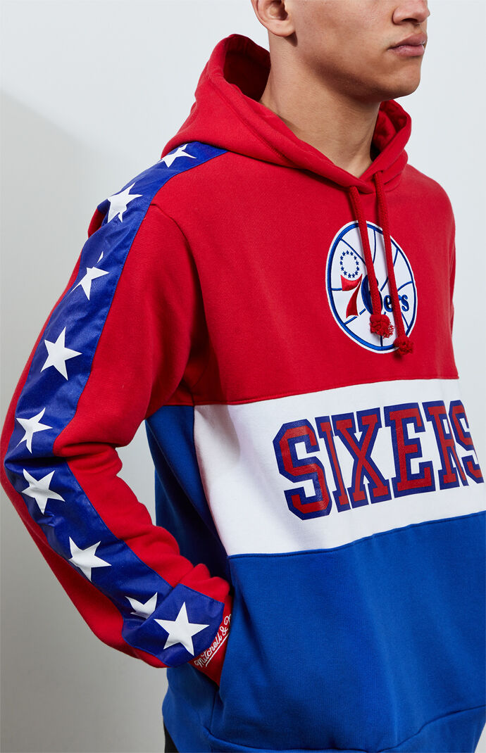 white sixers hoodie