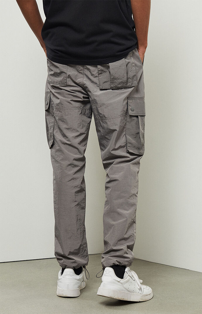 grey utility pants