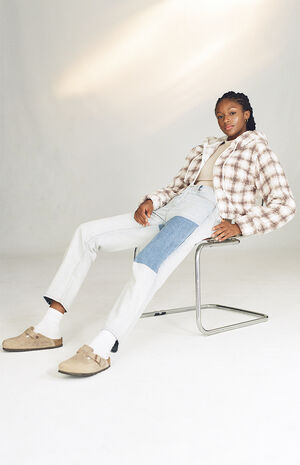 Eco Repair Stripe Dad Jeans image number 2