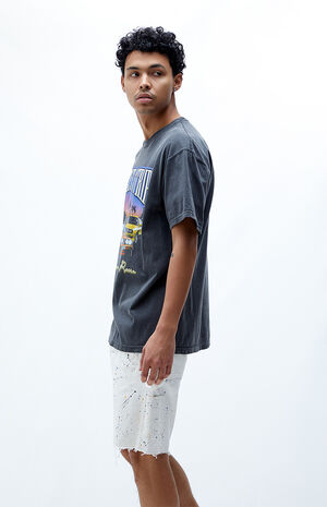 Sunset Stripe Vintage T-Shirt image number 4