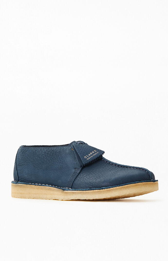 Blue Nubuck Desert Trek Shoes