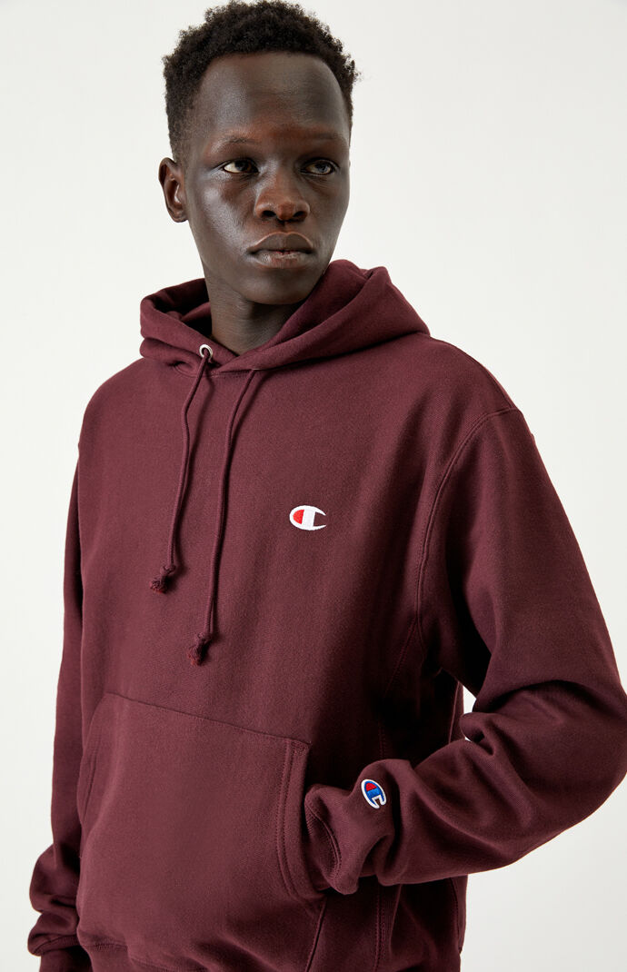 Mini c reverse weave pullover hoodie new arrivals