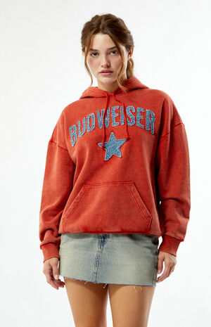 By PacSun Denim Star Hoodie image number 1