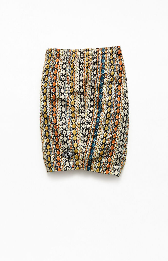 Eco Vertical Striped 17" Swim Trunks